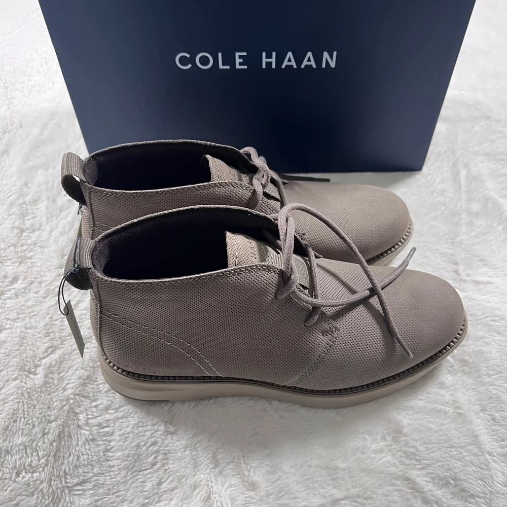 Cole Haan Grand Atlantic CK WR‎ Mens 7 Morel Dune Chukka Boots C37846 New